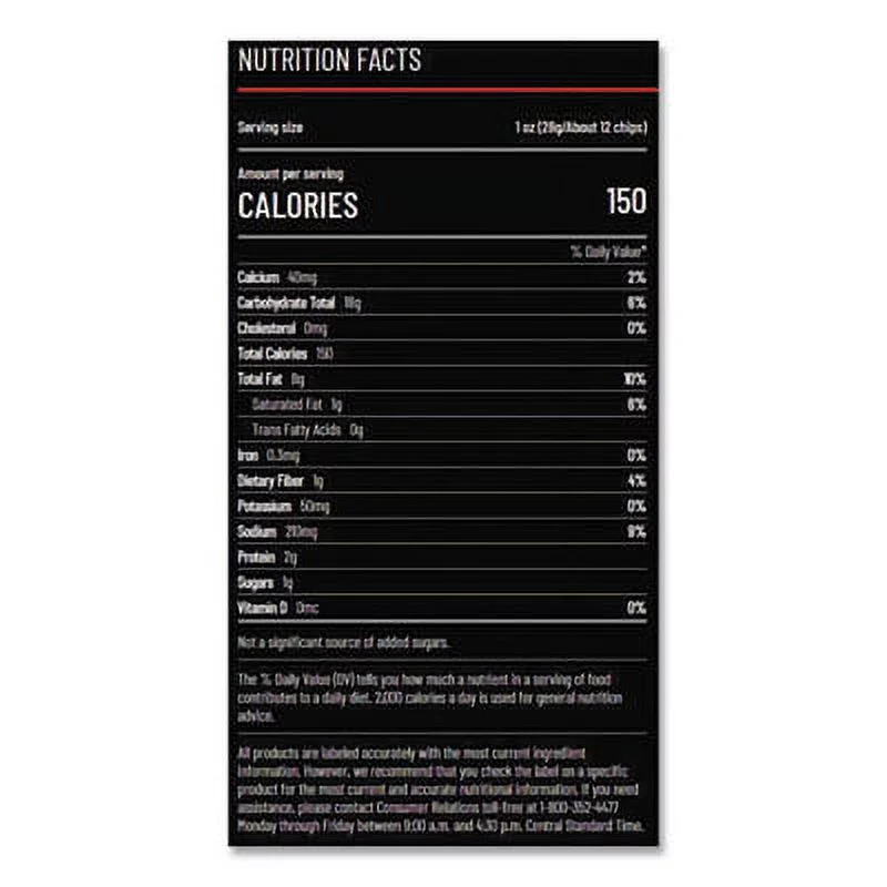 Grandmas 44443 Kettle Cooked Sea Salt Potato Chips, 1.375 oz Bag, 64/Carton