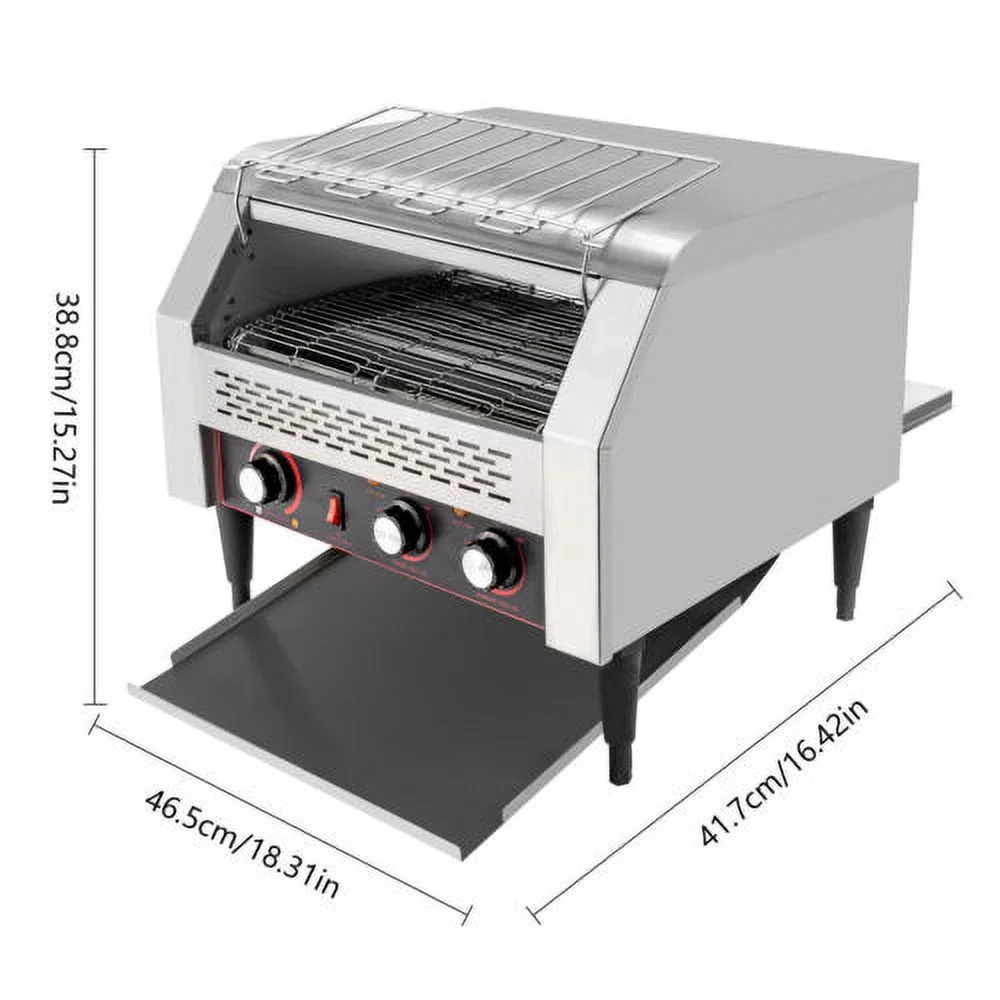 450slices/h Commercial Heavy Duty Conveyor Toaster Electric Bread Baking Machine