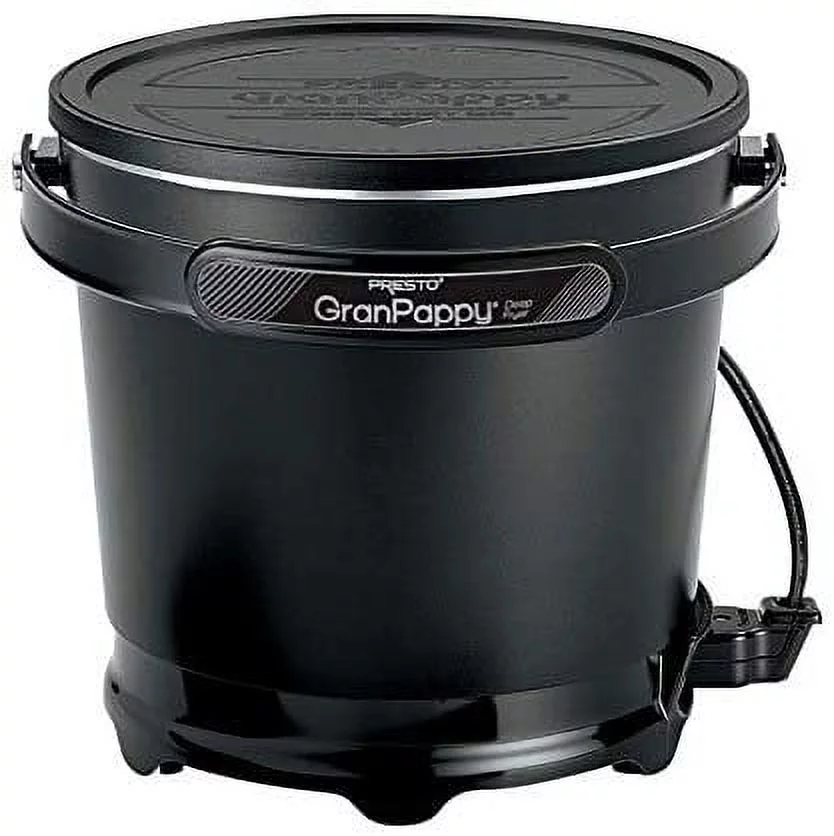 Gran Pappy Deep Fryer 1500 W Non-Stick Inside & Out Gray
