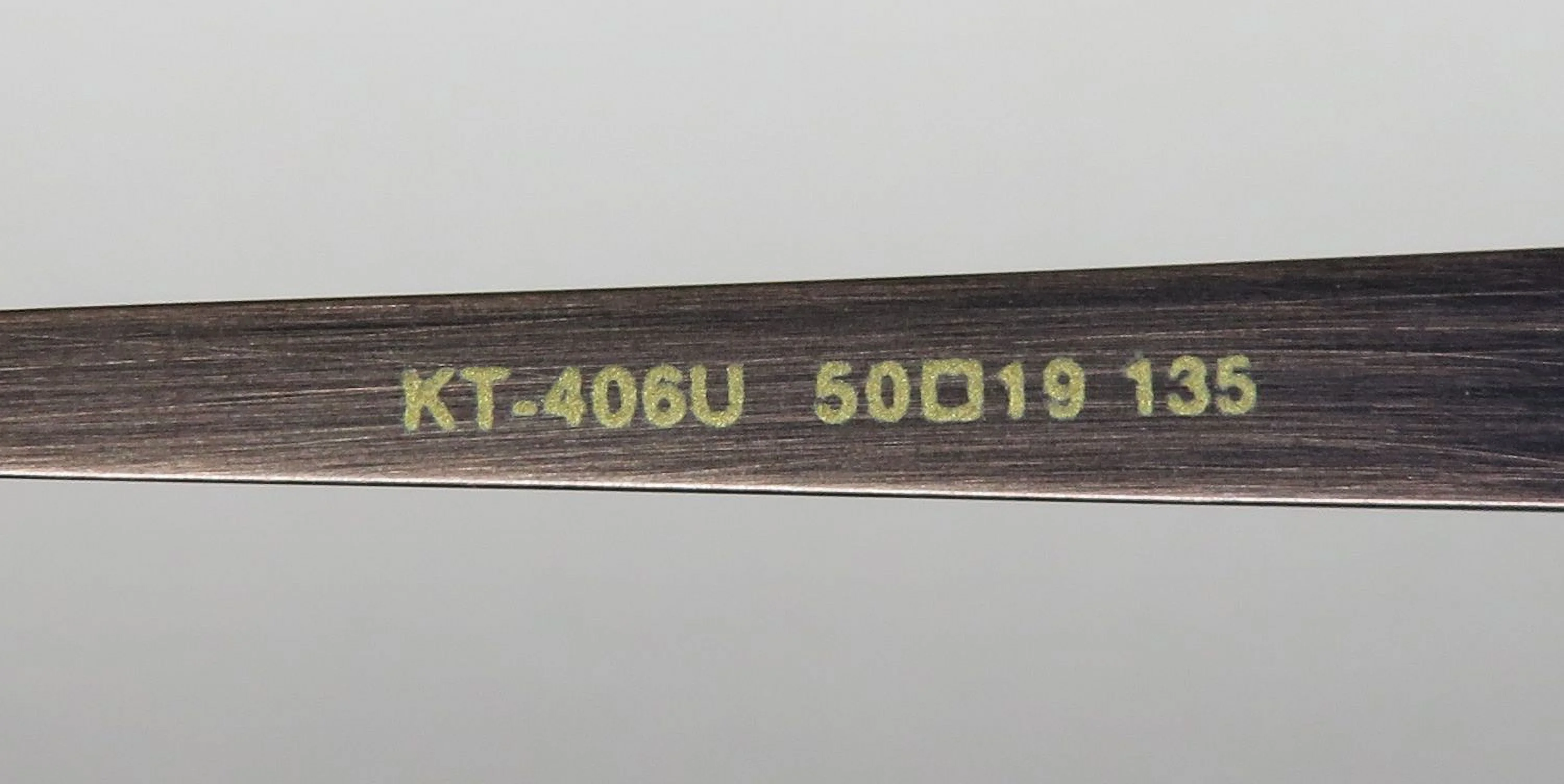 KIO YAMATO KT-406U TITANIUM HALF-RIM ELEGANT EXCLUSIVE EYEGLASS FRAME/GLASSES