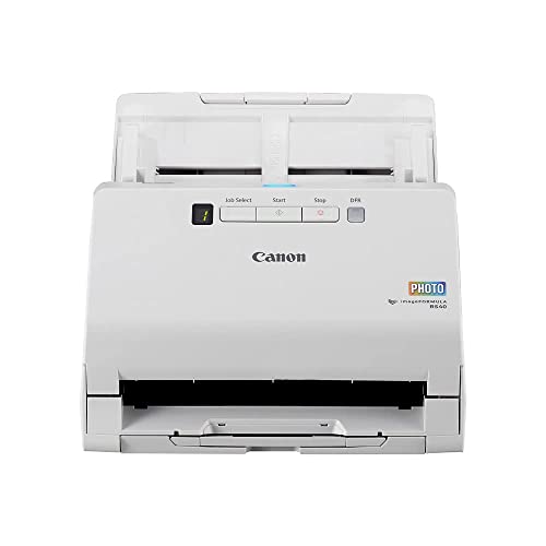 Canon imageFORMULA RS40 - Photo and Document Scanner, Auto Document Feeder, Windows and Mac, Scans Old and New Photos in Varying Sizes, USB Interface
