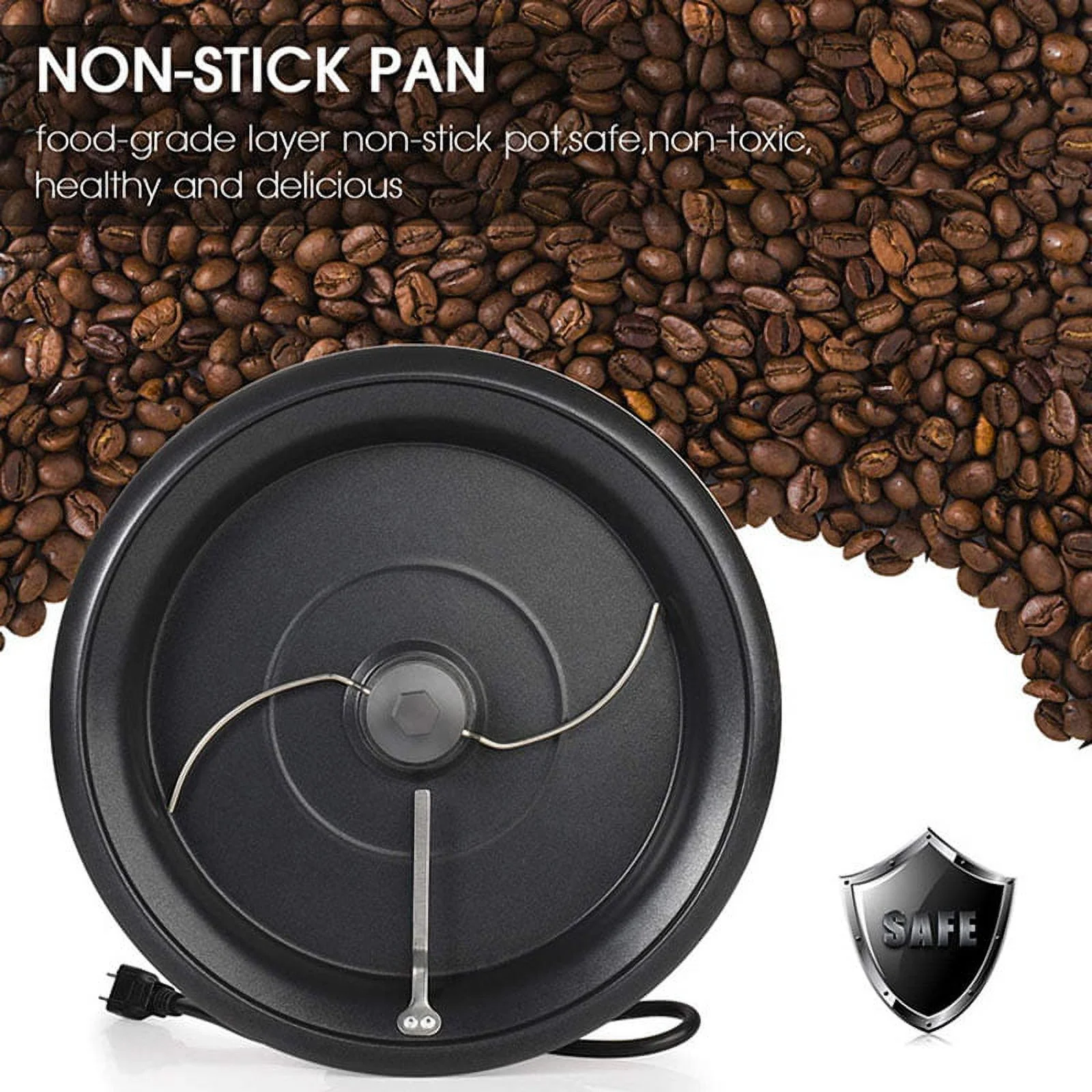 Household Coffee Roaster Electric Home Coffee Roaster For Baking Coffee Bean Roasting Baking Machine