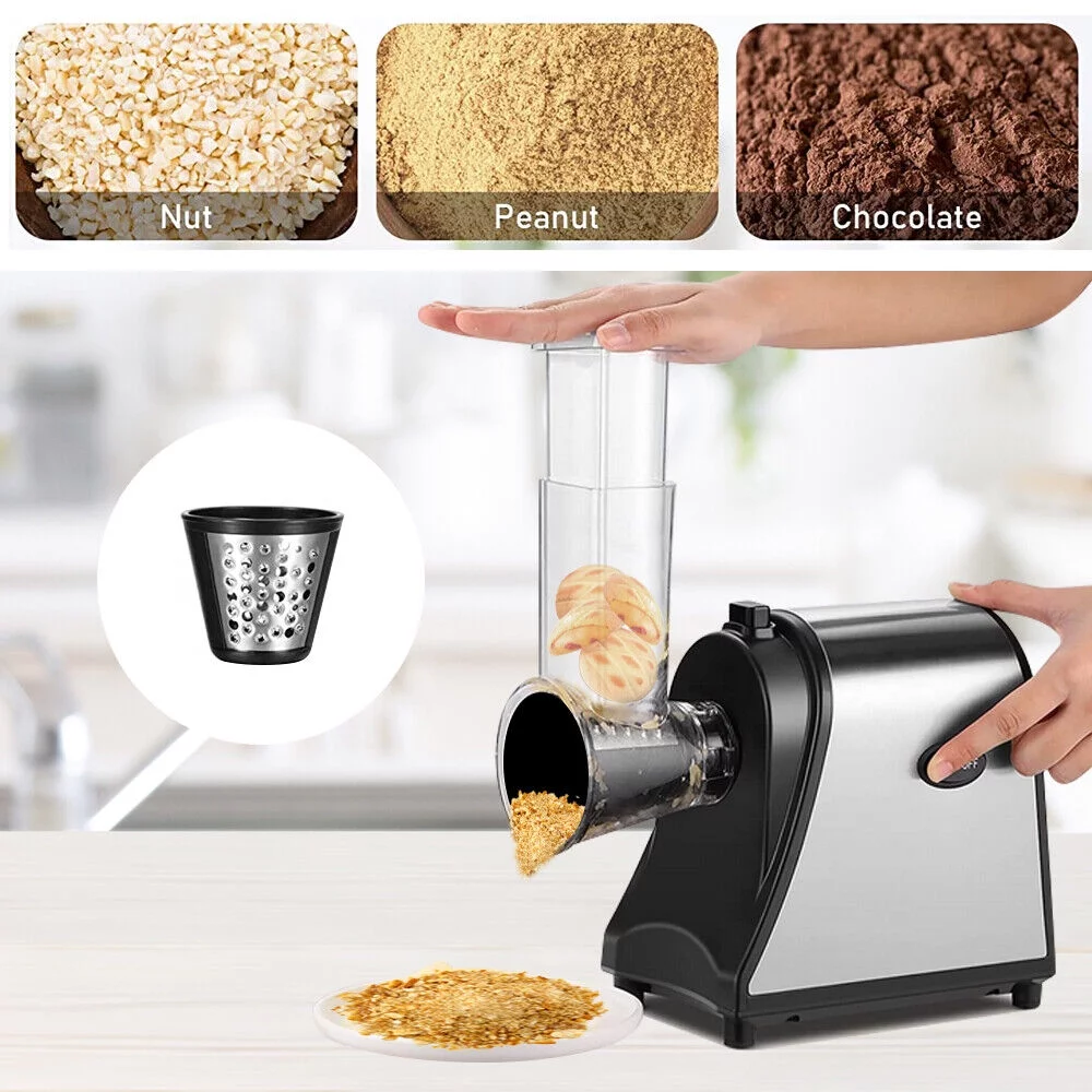 Jahy2Tech  Electric Cheese Grater, Salad Maker Electric Slicer Shredder, Graters, Chopper