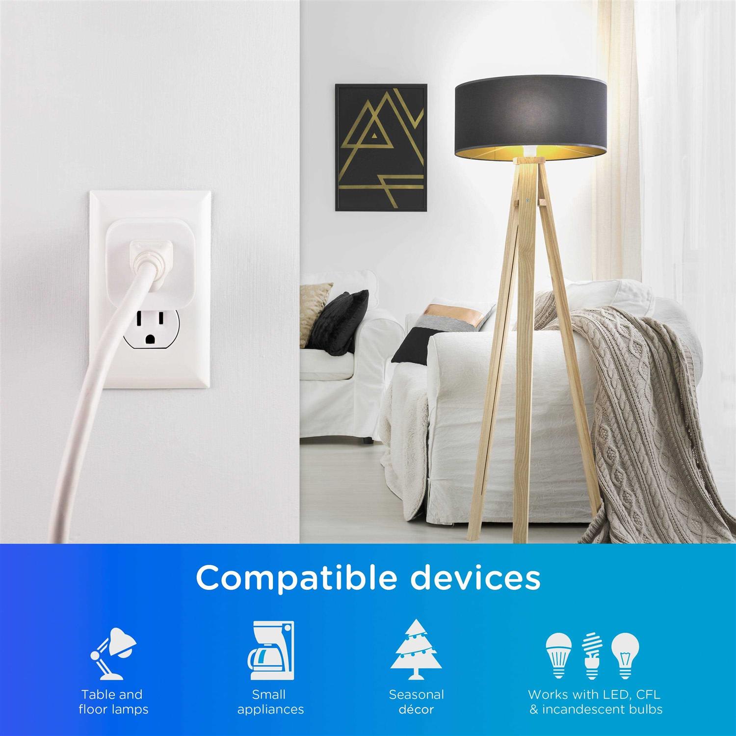 Enbrighten Mini Plug-in Wi-Fi Smart Switch