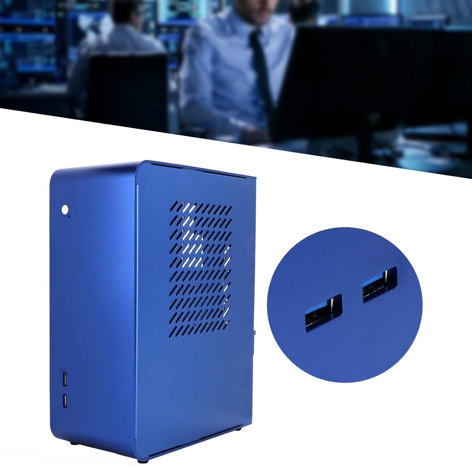 125 Mini ITX PC Casing, Small Form Factor Mini-ITX Computer Case, Computer Mini Case for ITX HTPC Home Theater Motherboard for Desktop Accessories