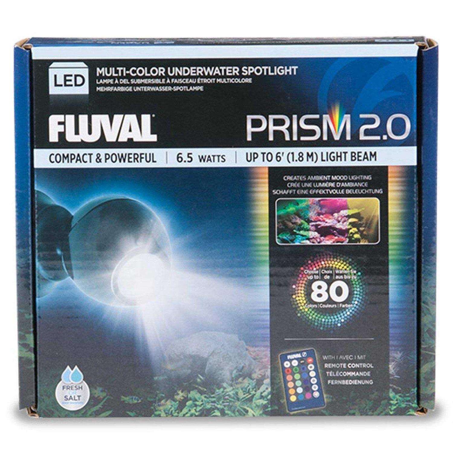 Fluval Prism Multi-Color Underwater LED Spotlight - Pet Supplies online store