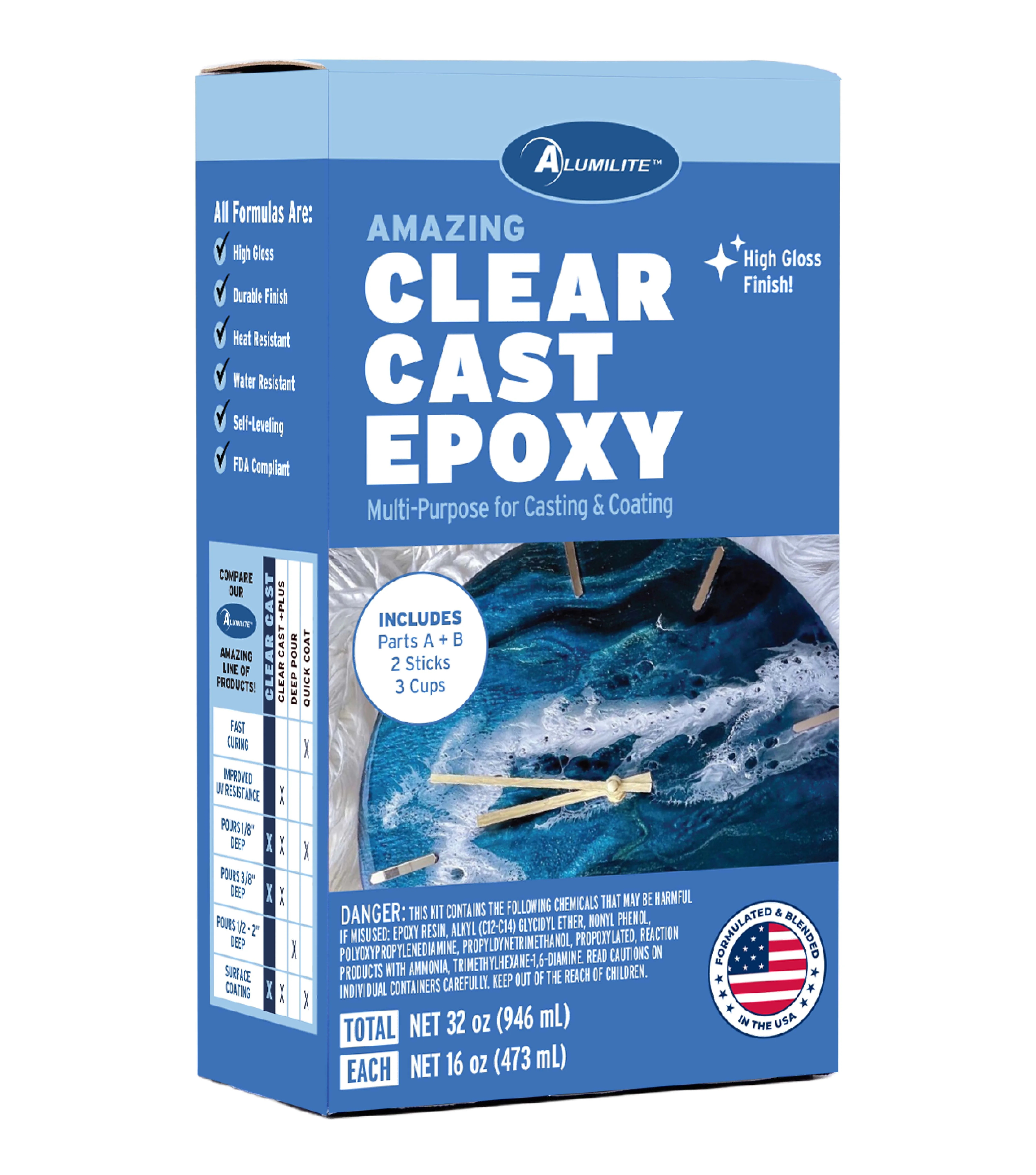 Alumilite Amazing Clear Cast Epoxy Resin 32oz