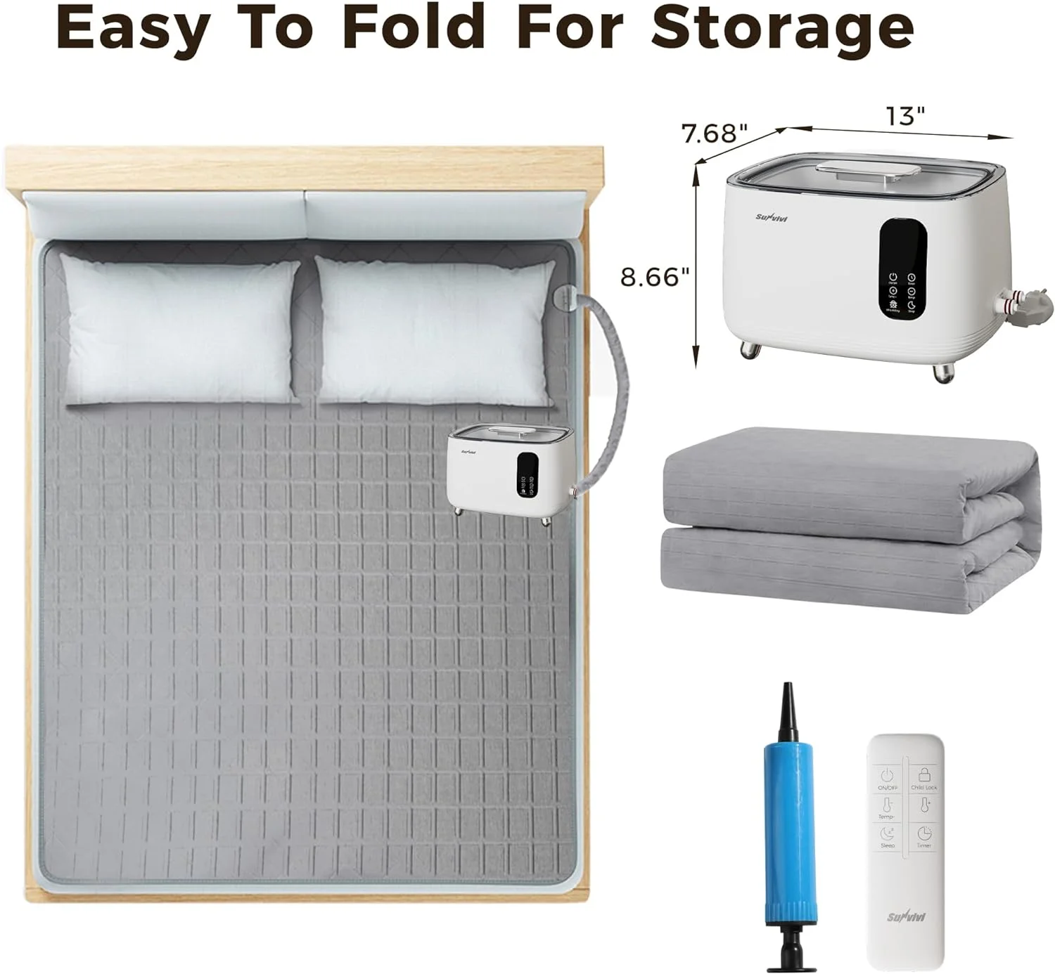 Royalcraft Water Heated Mattress Pad, 77