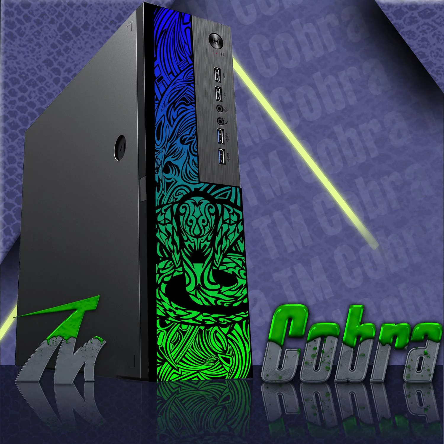 Restored Gaming Desktop PC Computer, TechMagnet Cobra, Intel Core i5 12th Gen, AMD RX 550, 16GB RAM, 1TB SSD, 4TB HDD, 24 Inch LED Monitor, 4 in 1 Gaming Kit, Webcam, Win 11 Home (Refurbished)