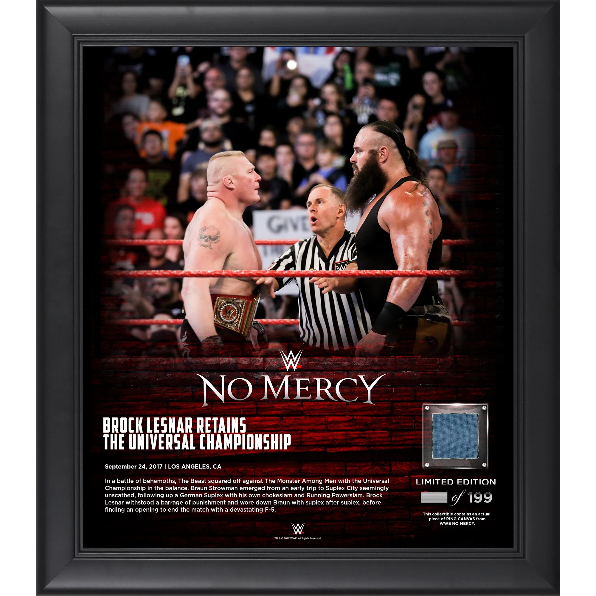 Brock Lesnar WWE Framed 15