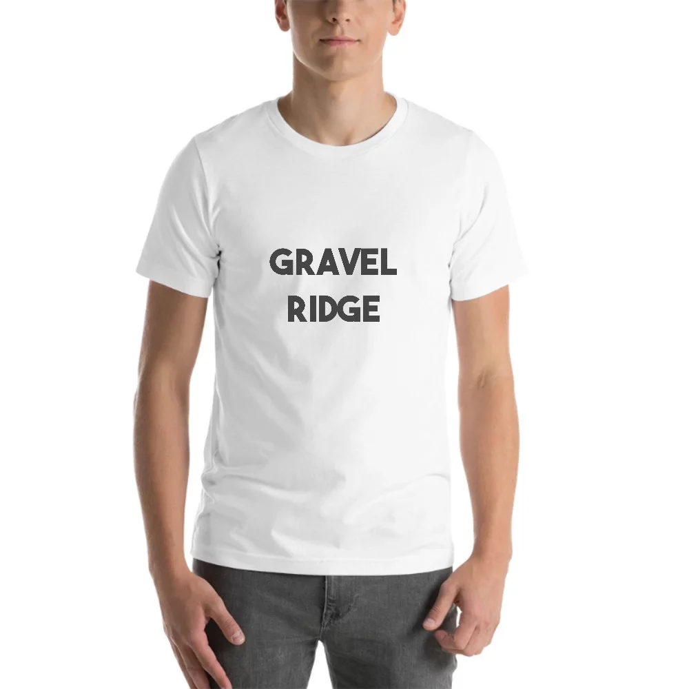 S Gravel Ridge Bold T Shirt Short Sleeve Cotton T-Shirt By Undefined Gifts