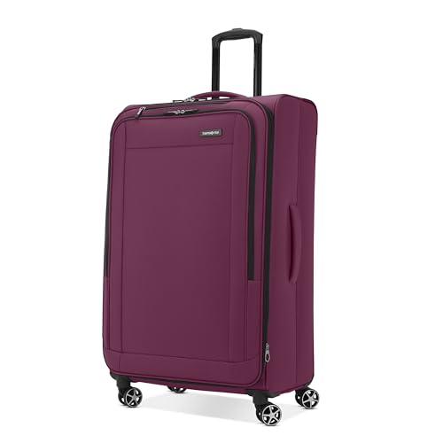 Samsonite Saire LTE Softside Expandable Luggage with Spinner Wheels, 3-Piece Set (20/25/28), Caribbean Blue