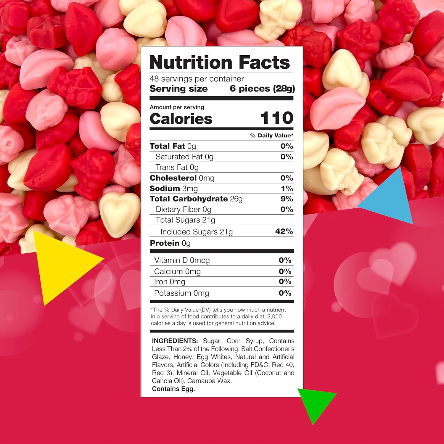 Mellowcreme Valentine Candy Mix (3 Pound Bag)