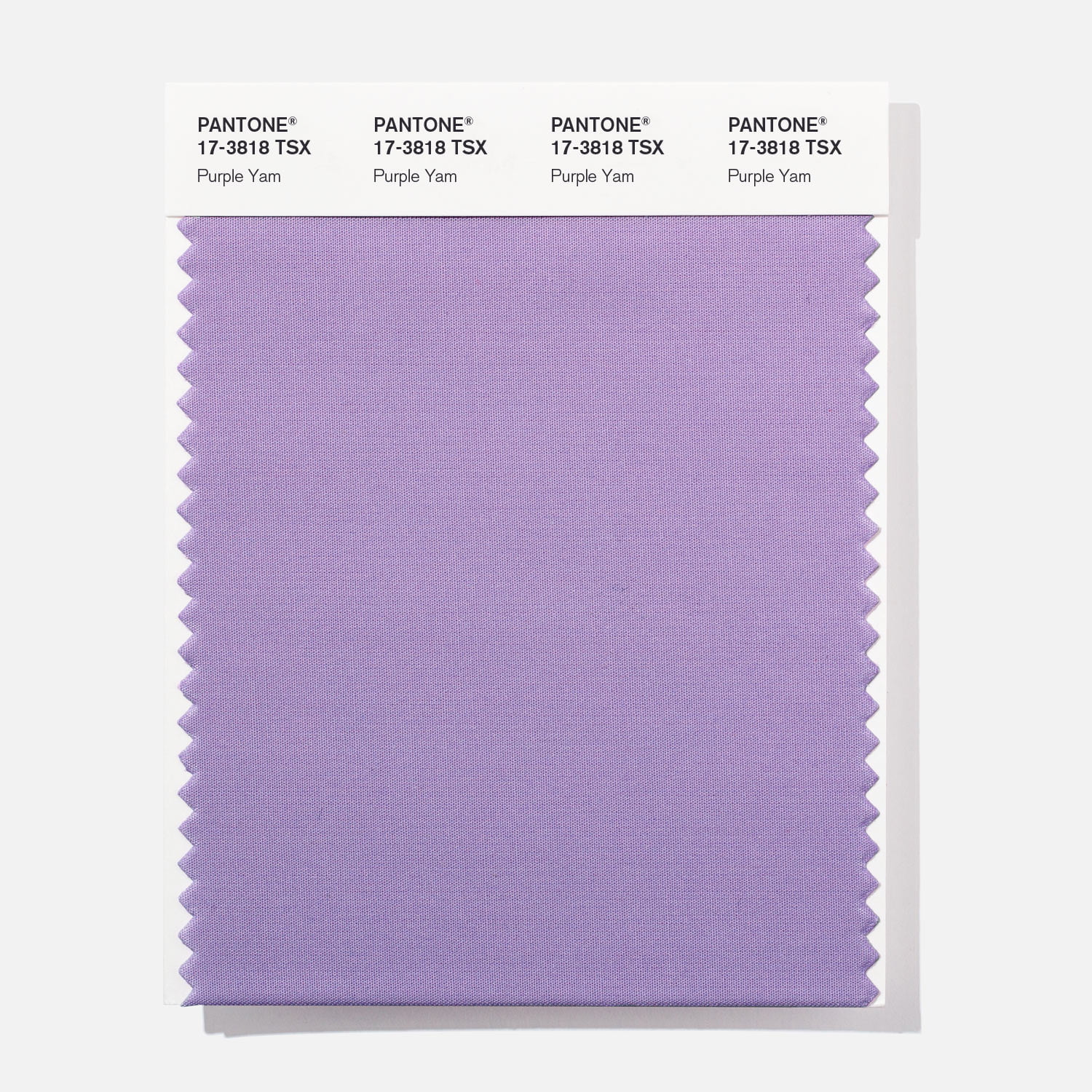 Pantone Polyester Swatch 17-3818 Purple Yam
