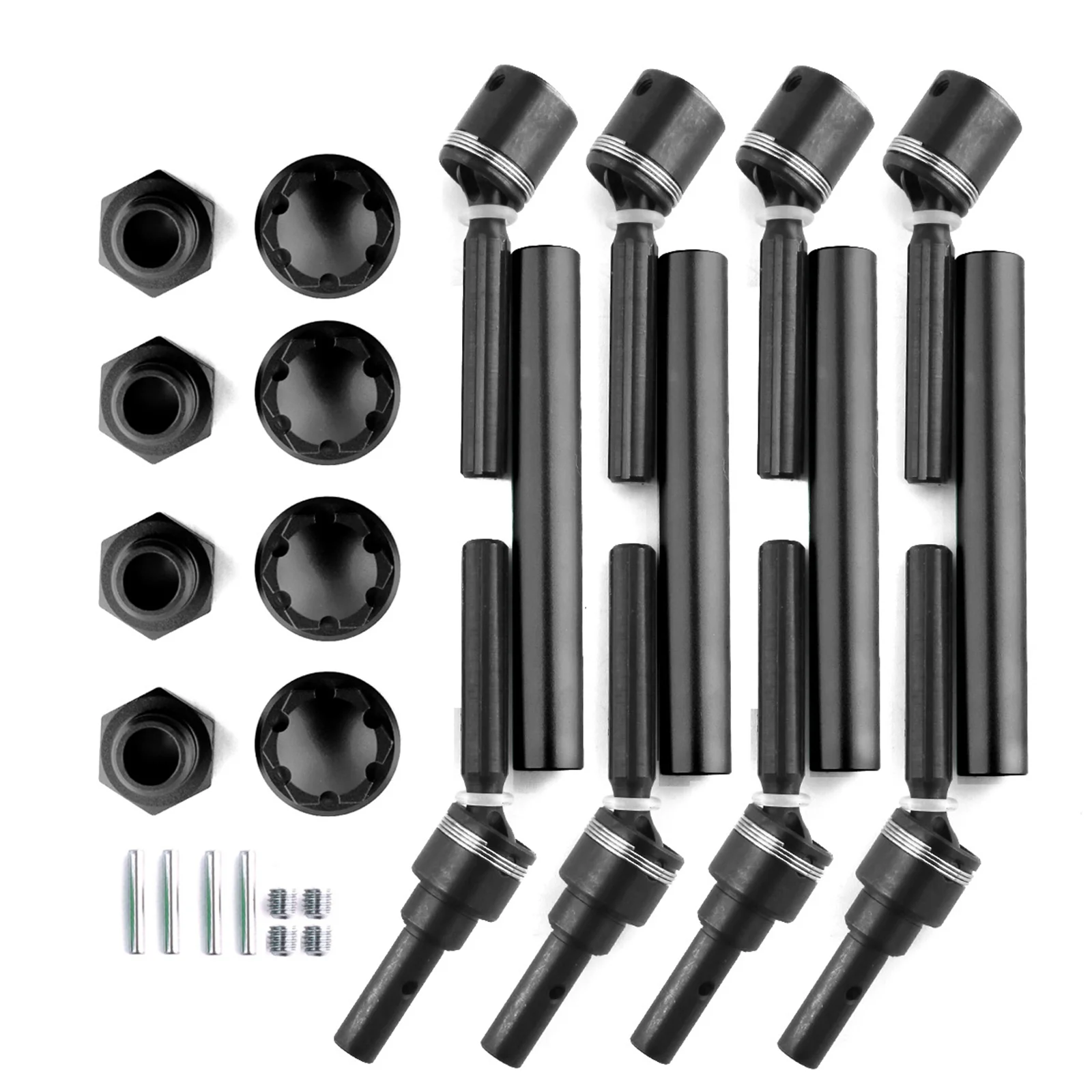 Andoer Drive Shaft Replacement for Traxs MAXX 2.0 V2 89076 4 WideMaxx Remote Control Car Upgrade Parts