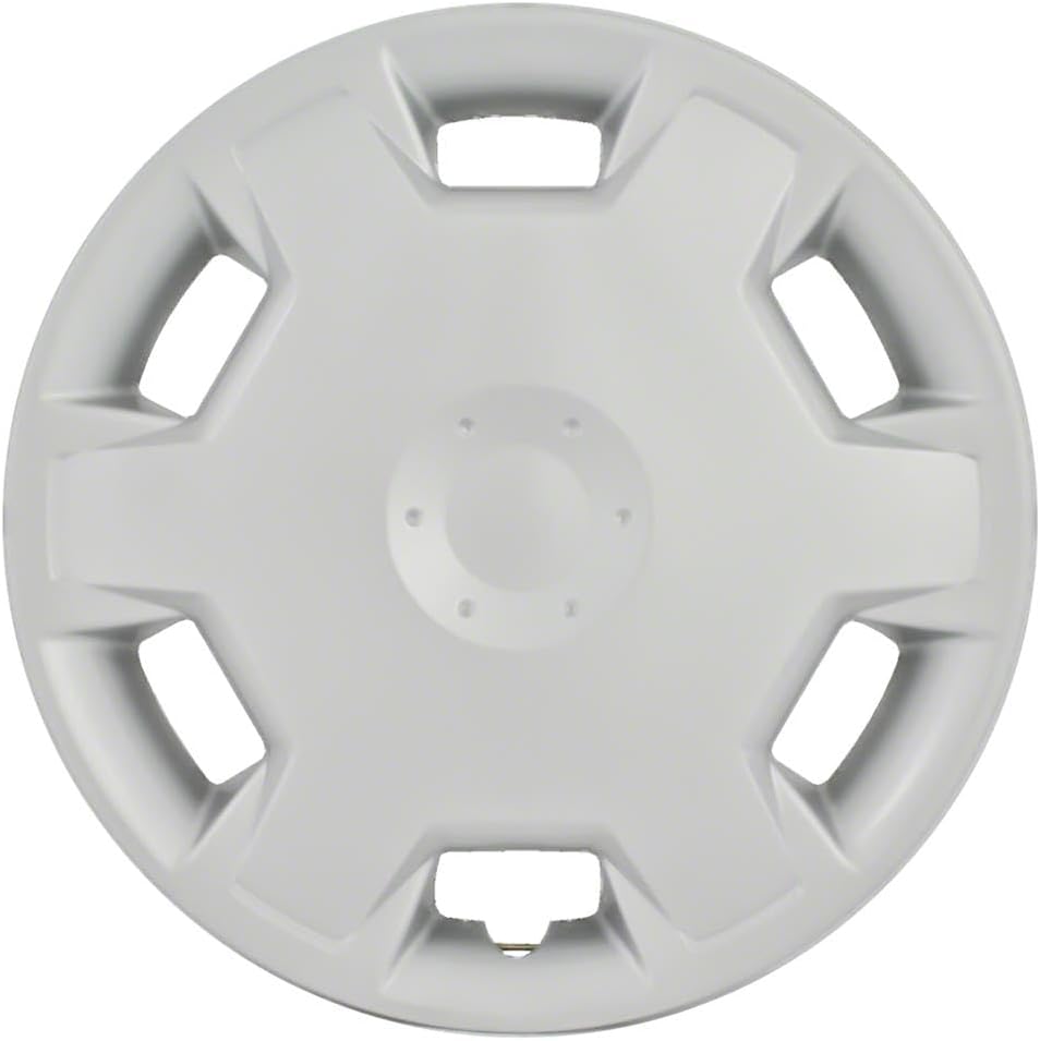 OxGord 15 inch Hubcaps Compatible with Nissan Versa & Cube 2009-2019 - (Set of 4) Wheel Covers 15in Hub Caps Silver Rim Cover - Car Accessories - Push On Hubcap Auto Tire Replacement