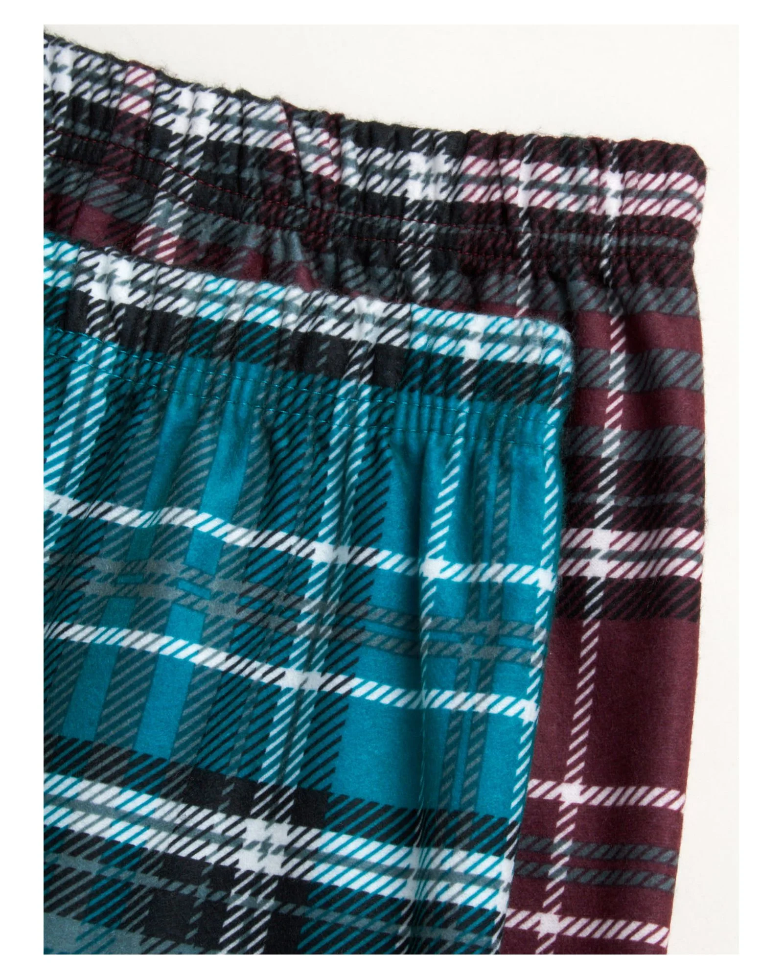 Quad Seven Boy's Flannel Fleece Pajamas - 4 Piece Long Sleeve Button Down Shirt and Pants Set (4-18)