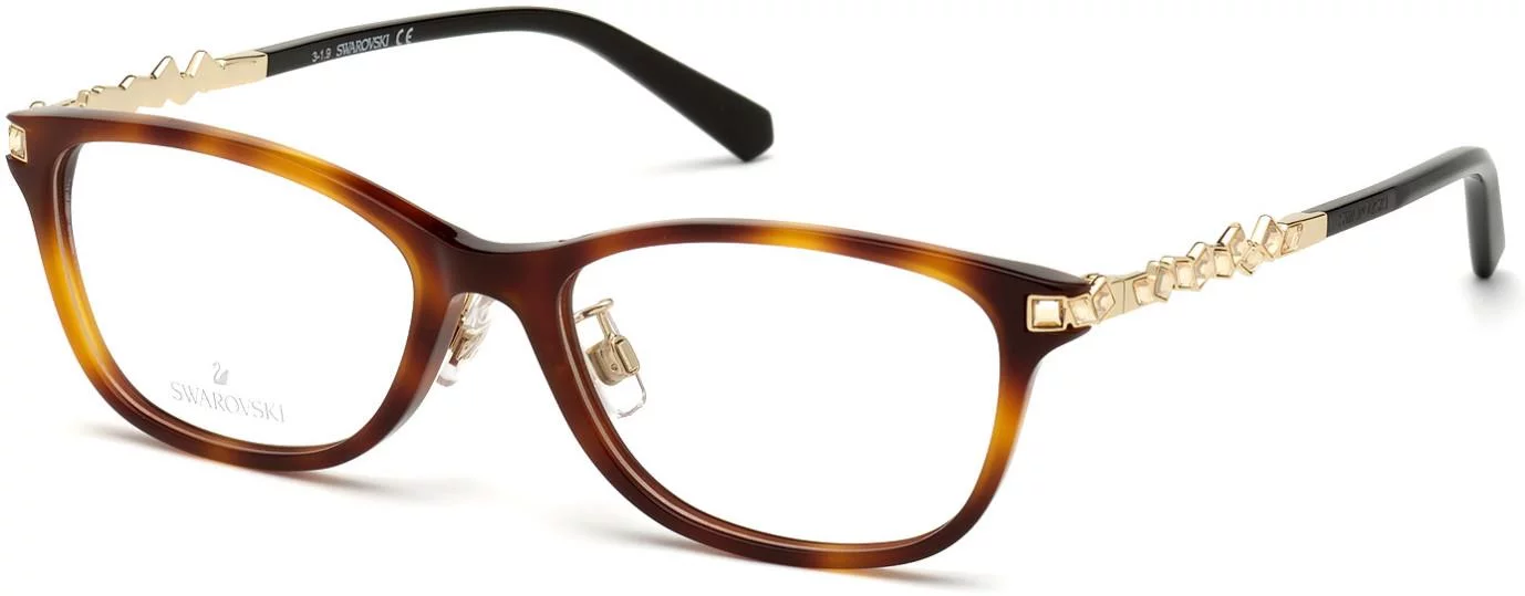 Swarovski SK 5356D Eyeglasses 052 Dark Havana