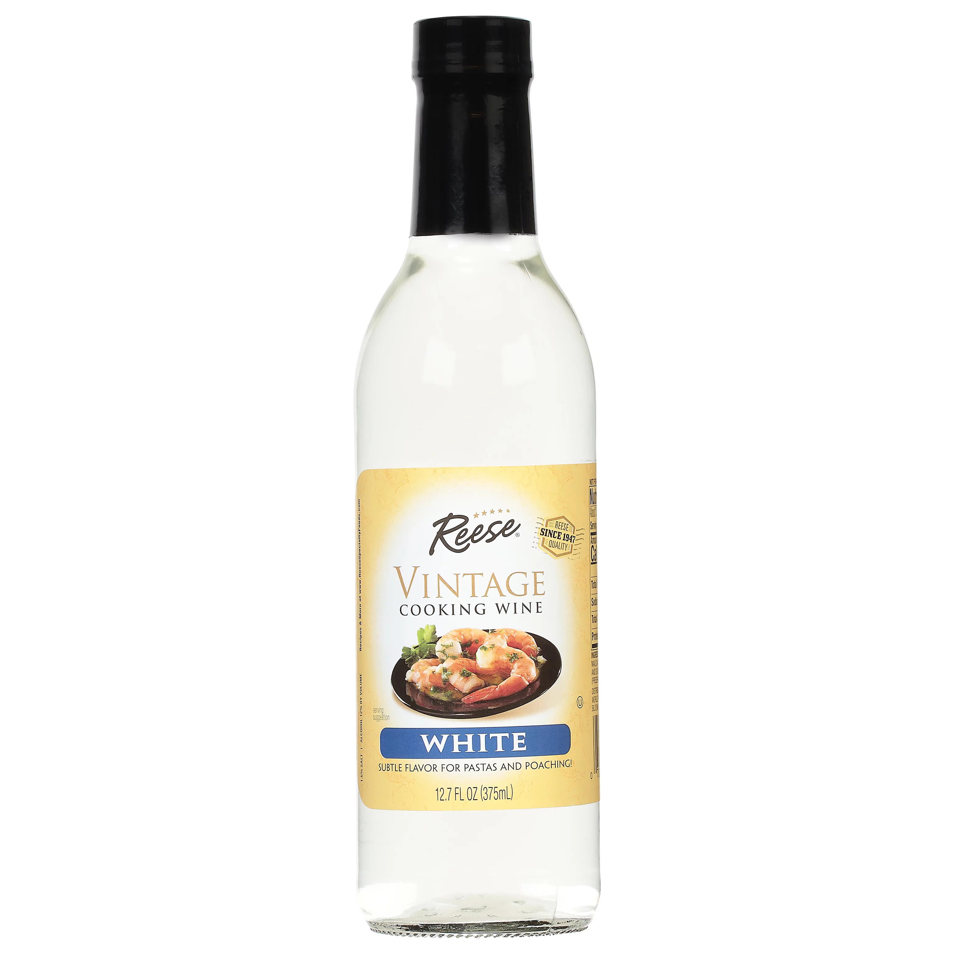 PR Reese Cooking Wine - White - Case of 6 - 12.7 Fl oz.