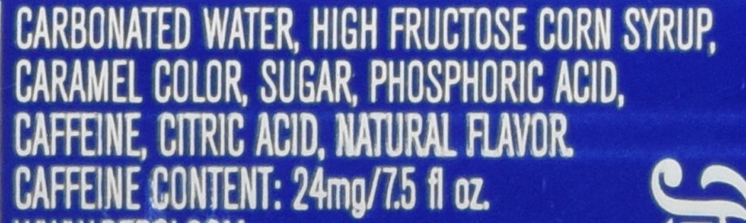 Pepsi Cola Soda 7.5oz Mini Cans 3/8 Packs (24 Cans)