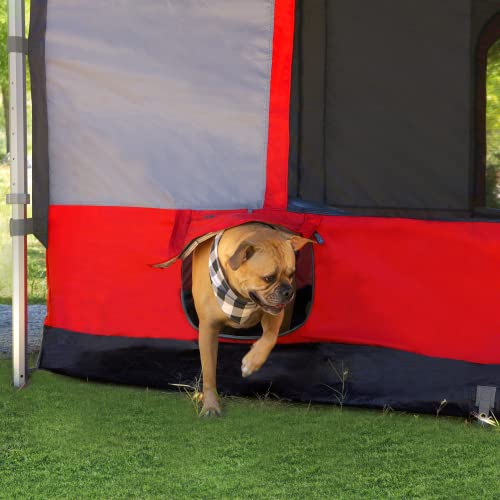 E-Z UP Camping Cube 6.4, Converts 10' Straight Leg Canopy into Camping Tent, Royal Blue (Canopy/Shelter NOT Included)