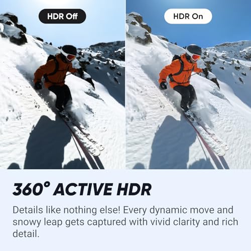 Insta360 X4 Standard Bundle - Waterproof 8K 360 Action Camera, 4K Wide-Angle Video, Invisible Selfie Stick Effect, Removable Lens Guards, 135 Min Battery Life, AI Editing, Stabilization