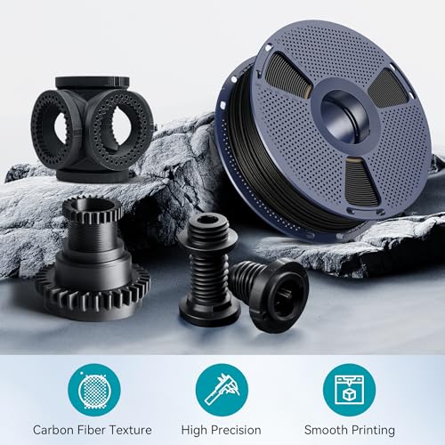 SUNLU Real Wood Fiber PLA Filament, Neatly Wound 1.75mm Dimensional Accuracy +/- 0.03mm, Fit Most FDM 3D Printers, 4kg in Total, 1kg per Spool, 4 Pack,（Wood+Fiber Cherry+Fiber Maple+Fiber Walnut）