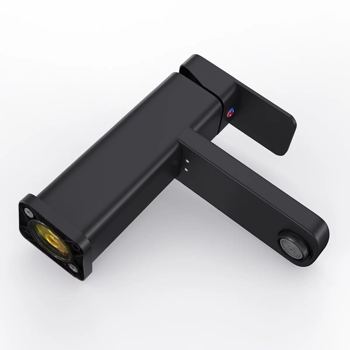 Lefree 2Pack Bathroom Sink Faucet One Hole Single Handle Black Faucets, 1/2