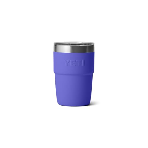 YETI Rambler 8 oz Stackable Cup, Stainless Steel, Vacuum Insulated Espresso Cup with MagSlider Lid
