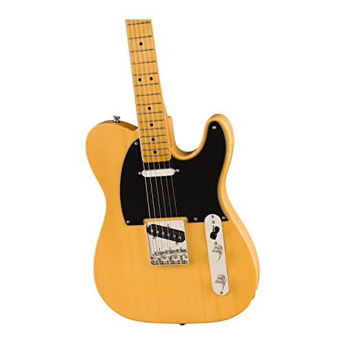 Squier Classic Vibe 70s Thinline Telecaster Electric Guitar, with 2-Year Warranty, Natural, Maple Fingerboard
