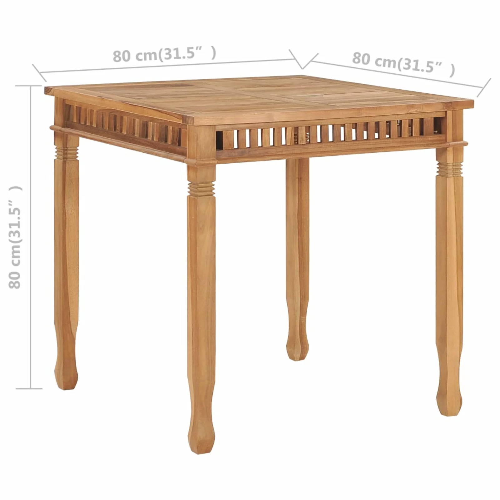 Andoer Garden Dining Table 31.5