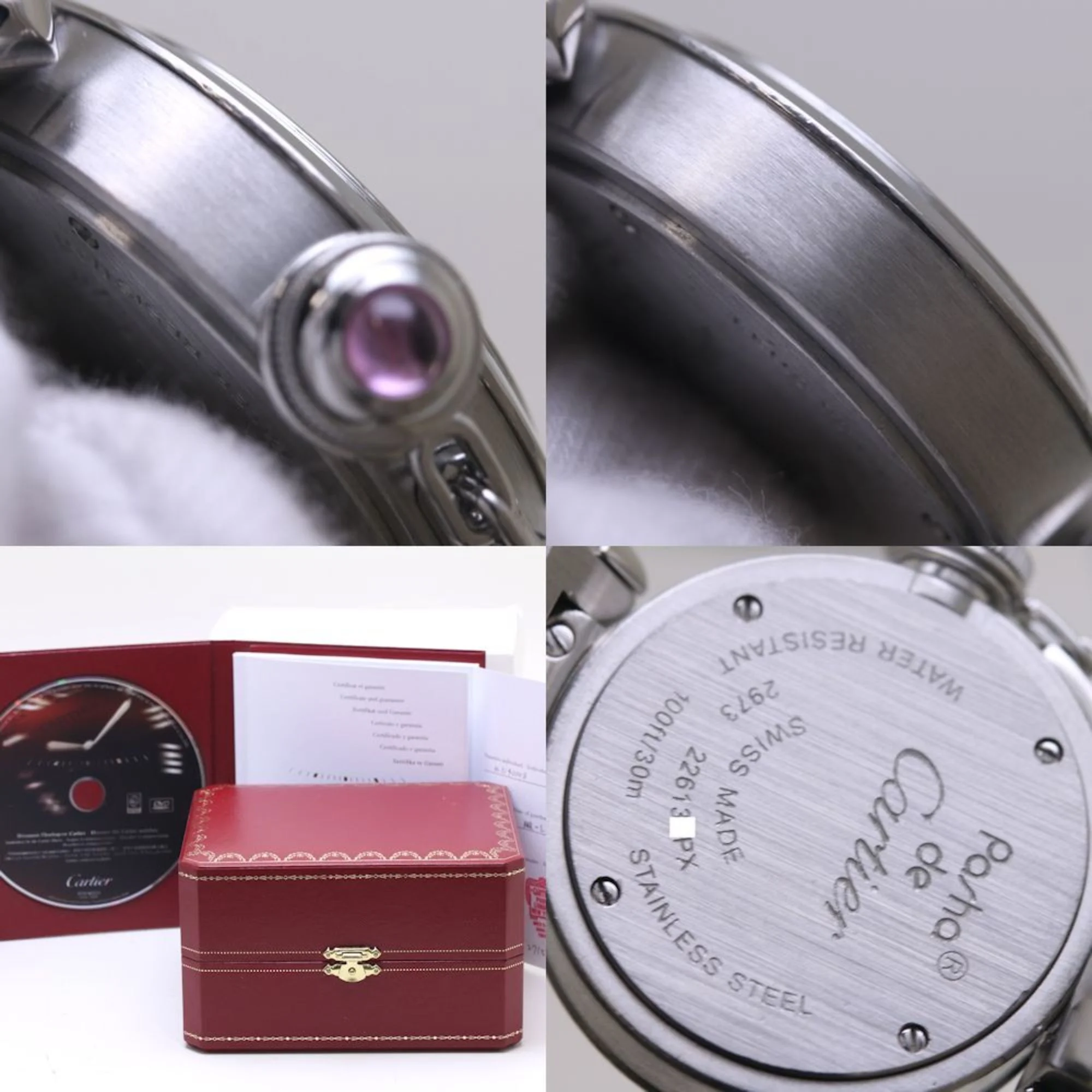 Pre-Owned Cartier CARTIER Miss Pasha W3140008 Stainless Steel Ladies 38868 (Good)