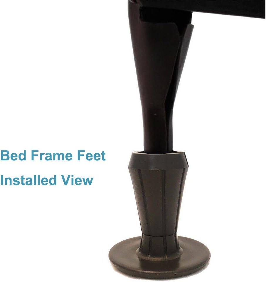 Heavy Duty Bed Frame Feet. Replace Wheels on Bed Frame with These Sturdy Bed Frame Feet Replacement. Set of 4 Bed Frame Glide Legs