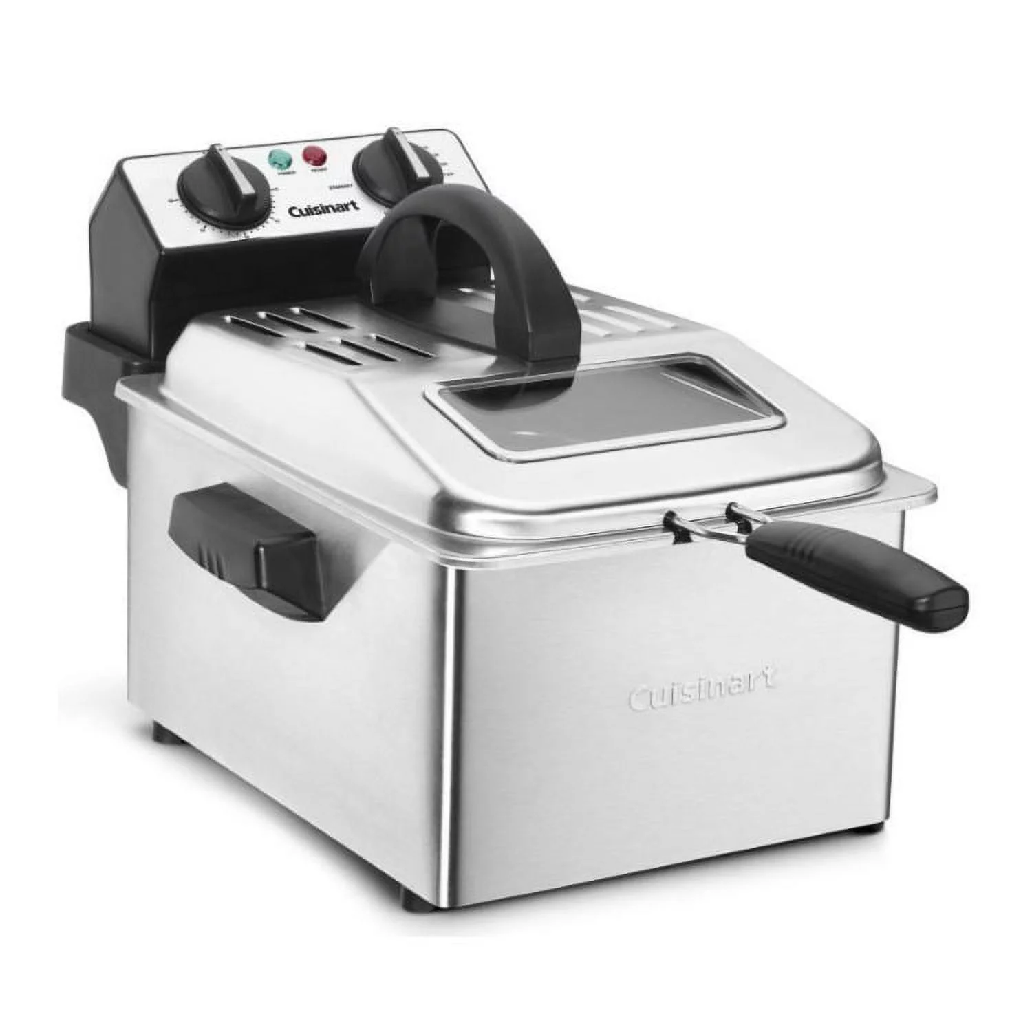 Cuisinart 4-Quart Deep Fryer with 2 Kitchen Tongs