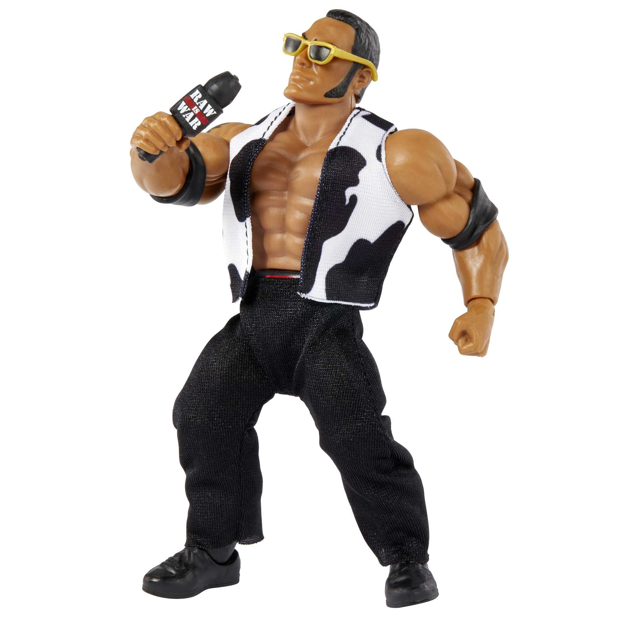 WWE Action Figures, Retro Superstars The Rock Figure, WWE Toys
