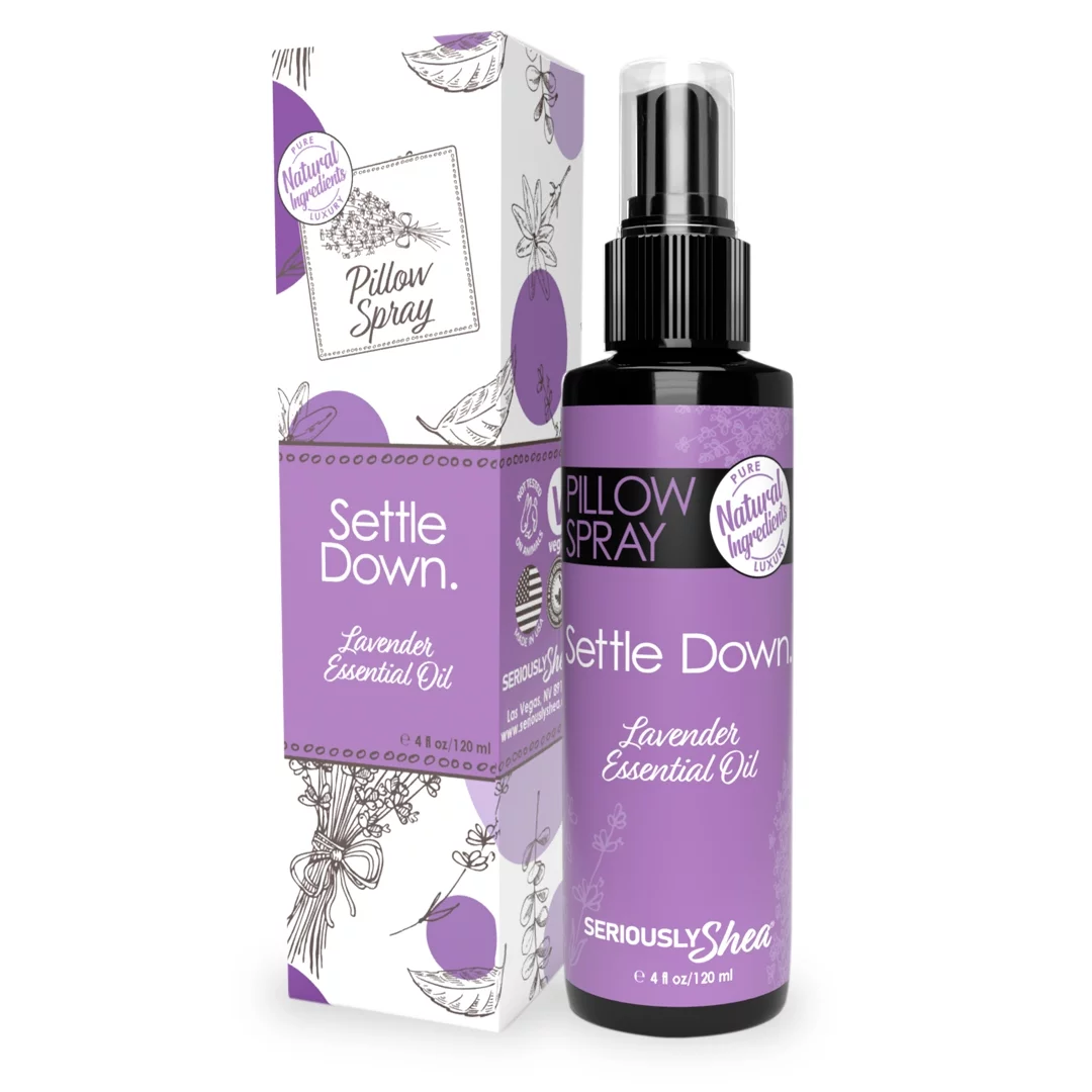 Settle Down Deep Sleep Pillow Spray | Natural Room Spray made with Lavender Essential Oil