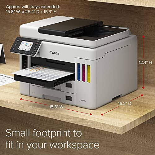 Canon Megatank GX7120 Wireless All-in-One Printer, Print, Copy, Scan and Fax with 2.7