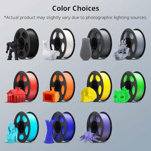 ANYCUBIC PLA+ 3D Printer Filament Bundle, PLA Plus 1.75mm Dimensional Accuracy +/- 0.02mm, Fit Most FDM 3D Printers, 1KG Spool, 2KG Gray+Gray