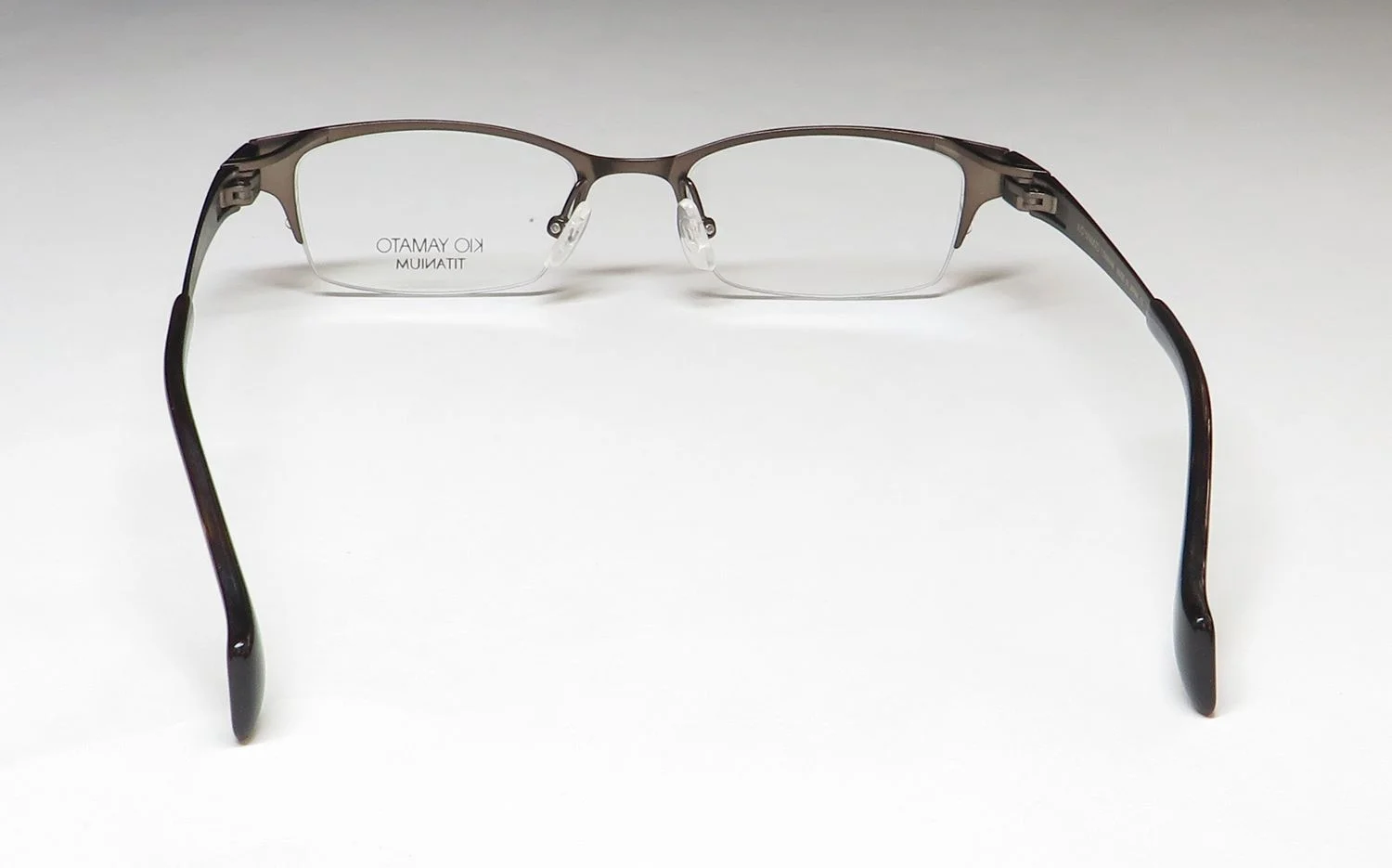 KIO YAMATO KT-410U TITANIUM HALF-RIM PREMIUM SEGMENT RARE EYEGLASS FRAME/GLASSES