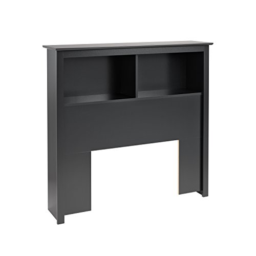 Prepac King Bookcase Headboard, Black