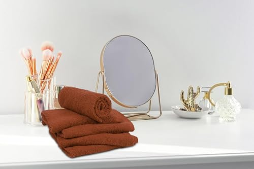 Softolle 100% Cotton Ring Spun Salon Towels – Bulk Pack of Hand Towels – Not Bleach Proof 16x27 Inches White Towels – Used As Spa Towels, Hair Towel, Facial Towels, Gym Towel & Hand Towel