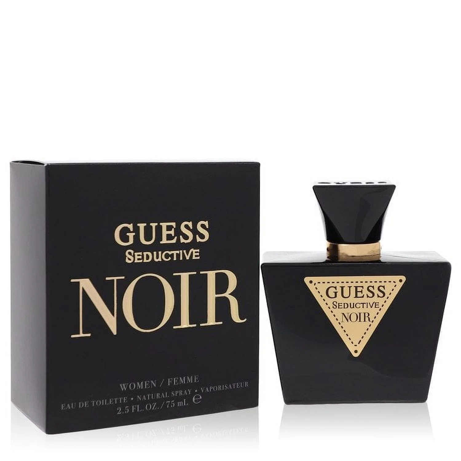 Guess Seductive Noir by Guess Eau De Toilette Spray 2.5 oz for Women Pack of 4