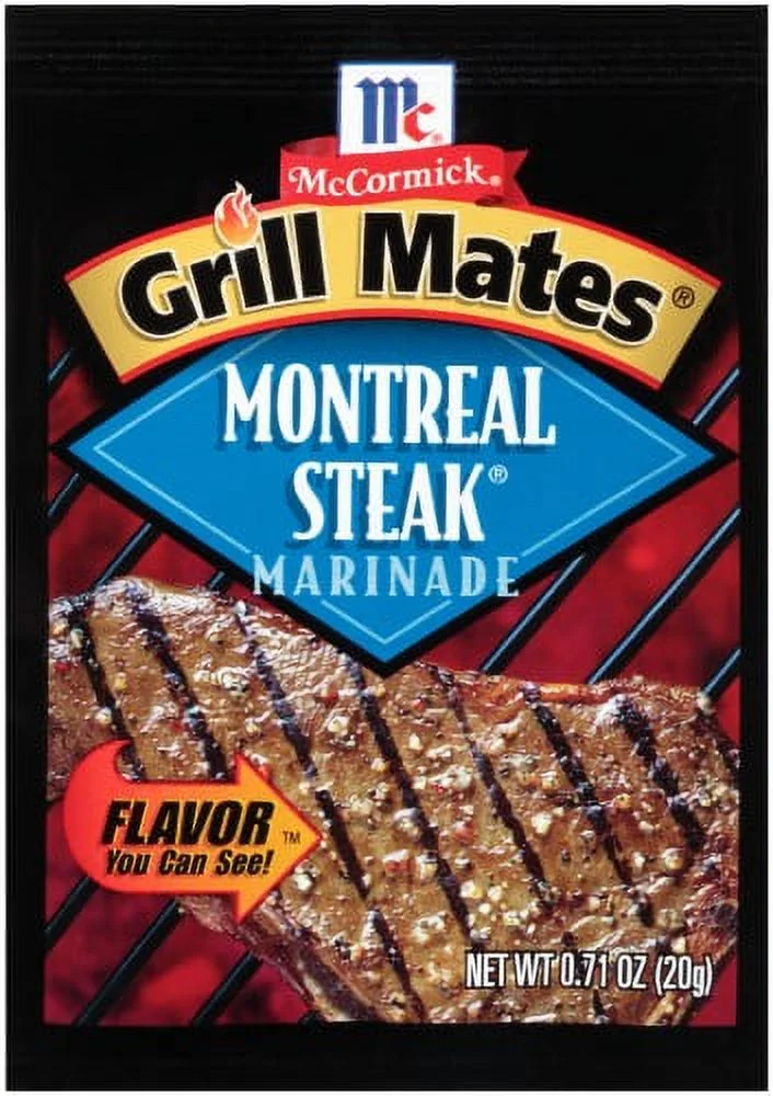McCormick Grill Mates Montreal Steak Marinade Mix, 0.71 oz (Pack of 24)