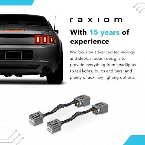 Raxiom Tail Light Sequencer Harness Kit with Tuning Plug and Play Wire Fits Mustang 1996-2004 Excluding 1999-2001 Cobra