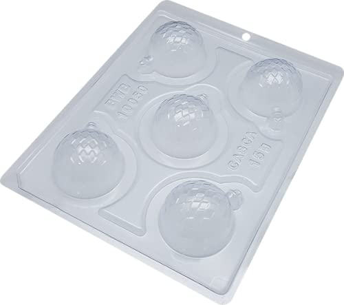 Christmas Ornament #01 3-Part Chocolate Mold (BWB)