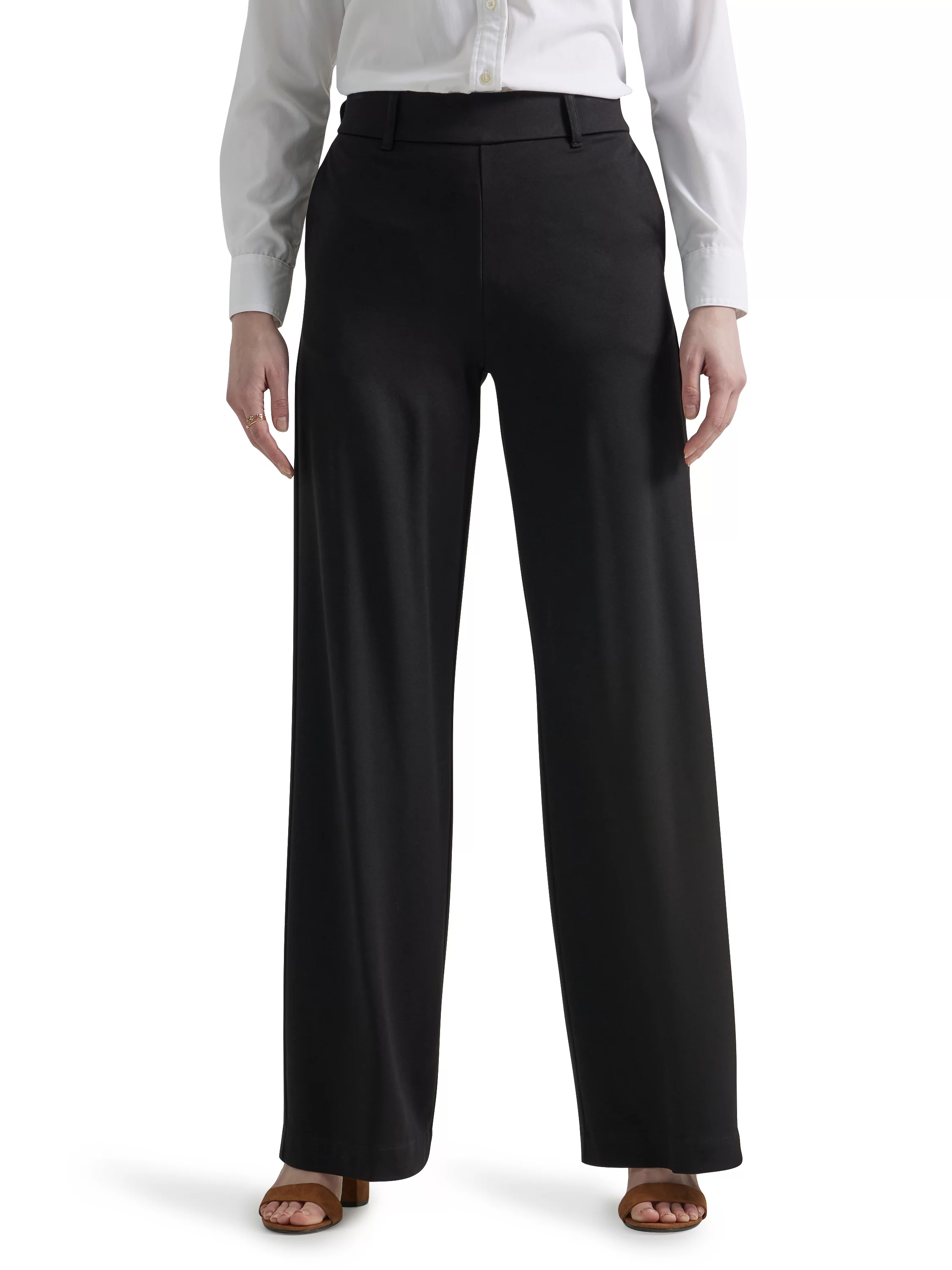 Lee® Women's Pull-On Comfort Waist A-Line Knit Pant