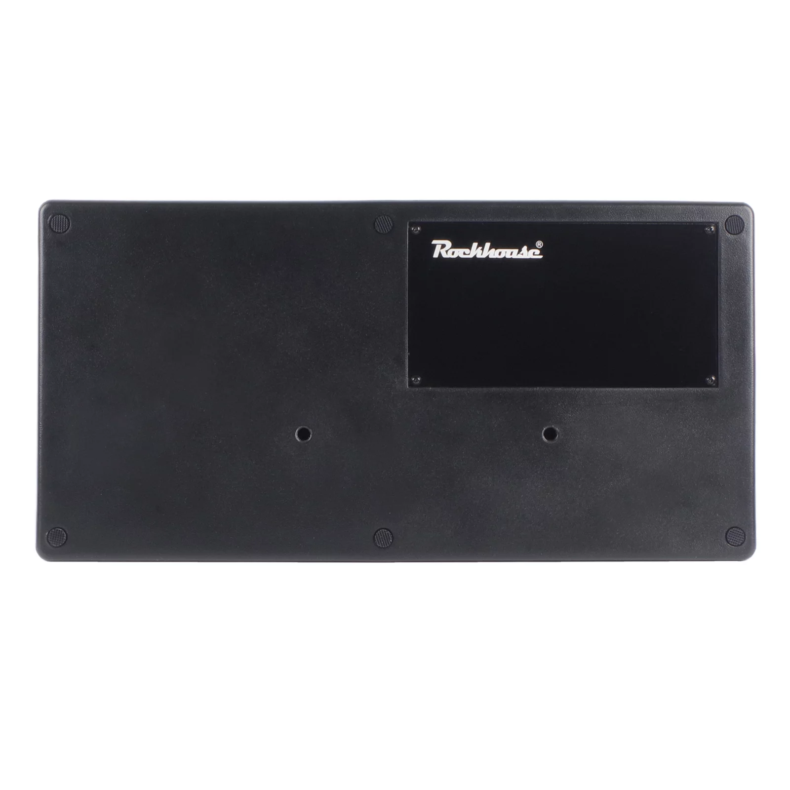 Rockhouse RPB-1BK Big Size Guitar Effects Pedal Board Sturdy PE Guitar Pedalboard Case with Sticking Tape Guitar Pedals Accessories