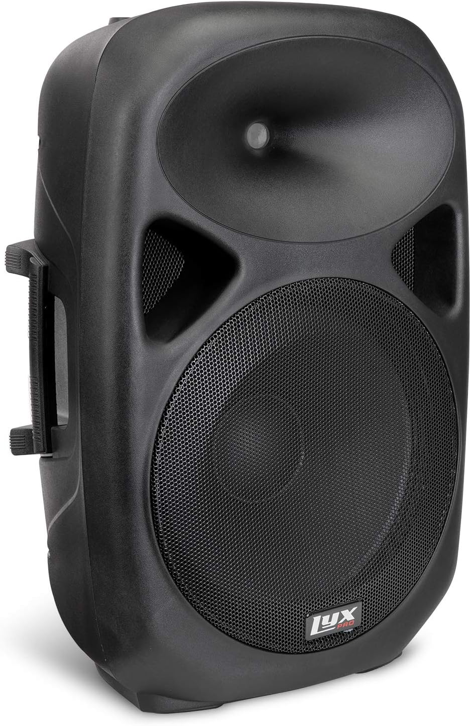 LyxPro 15 Inch PA Active Speaker System Compact and Portable with Equalizer, Bluetooth, MP3, USB, SD Card Slot, XLR, 1/4��, 3.5mm Input, Carry Handles, SPA-15