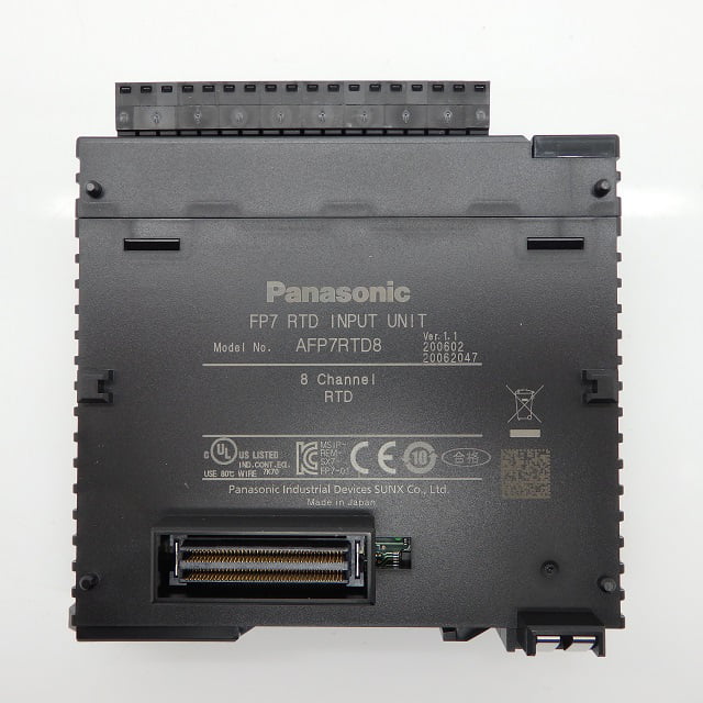 Panasonic FP7 Series 8 Inputs Analog RTD Input Module AFP7Y16T