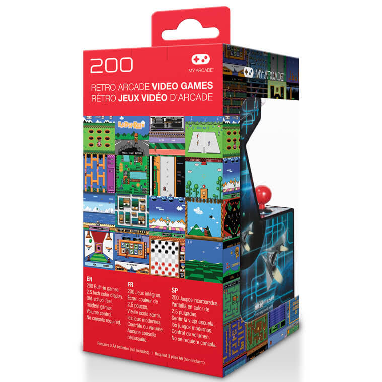 My Arcade Retro Gaming System with 200 Games